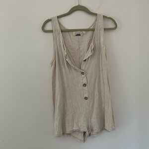 Anthropologie Cream Mini Dress